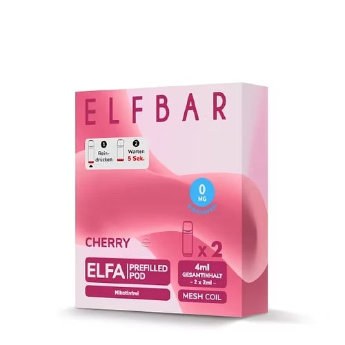 Elfbar ELFA Prefilled Pod Nikotinfrei Cherry