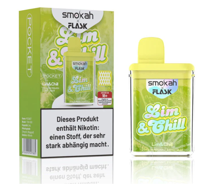 Smokah Flask Pocket - Lim & Chill