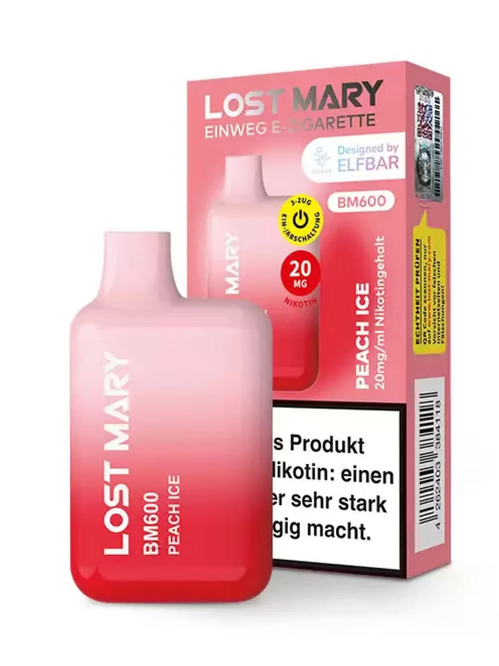 Lost Mary BM600 - Peach Ice