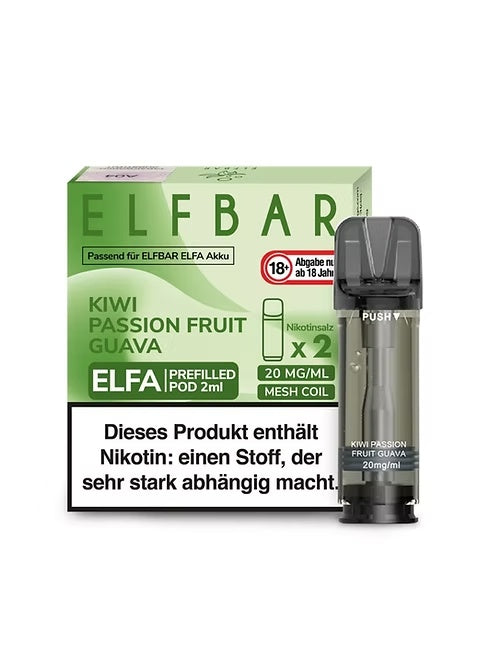 Elfbar ELFA Prefilled Pod -Kiwi Passion Fruit Guava