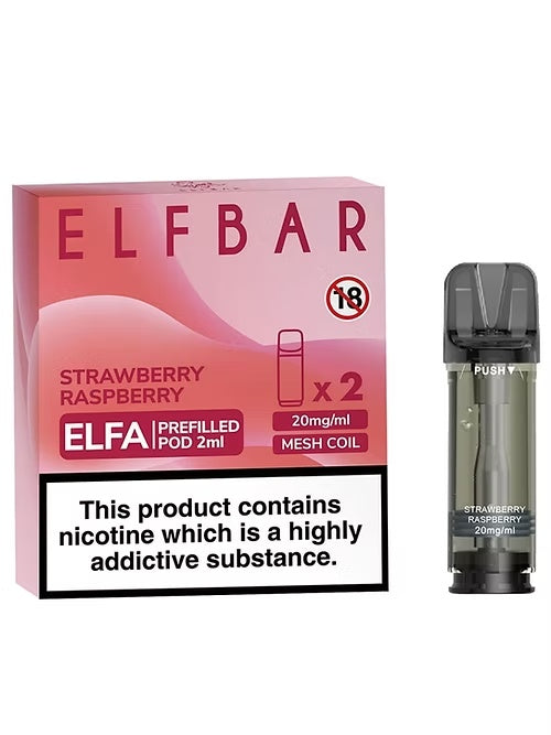 Elfbar ELFA Prefilled Pod -Strawberry Raspberry