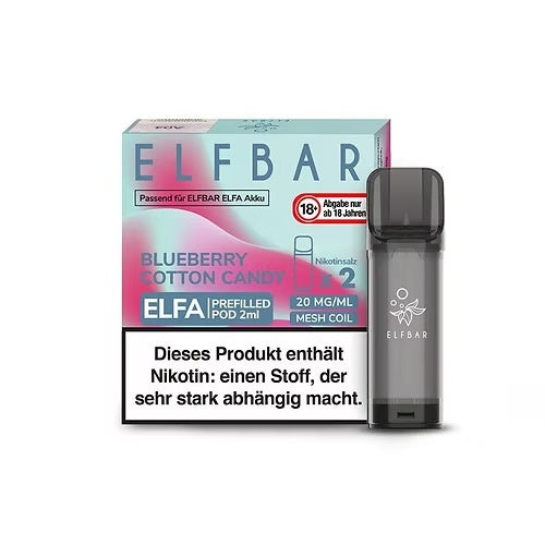 Elfbar ELFA Prefilled Pod -Blueberry Cotton Candy