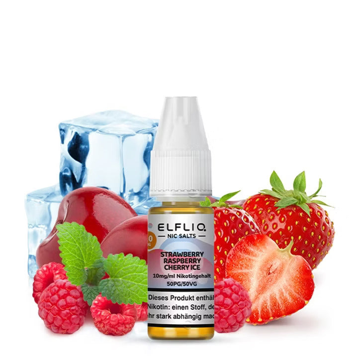 Elfliq -Liquid Strawberry Raspberry Cherry Ice - Elfliq by Elf Bar