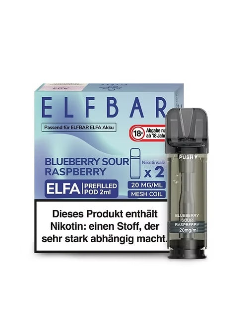 Elfbar ELFA Prefilled Pod -Blueberry Sour Raspberry