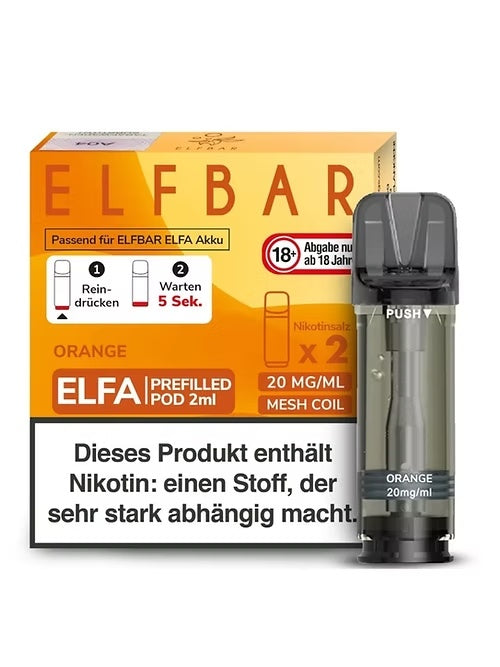 Elfbar ELFA Prefilled Pod - Orange