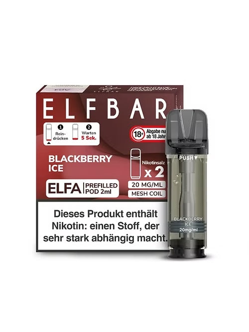 Elfbar ELFA Prefilled Pod - Blackberry Ice