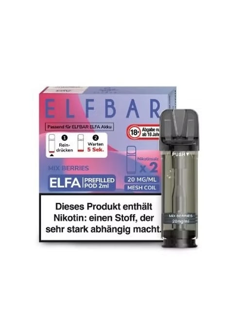 Elfbar ELFA Prefilled Pod - Mix Berries