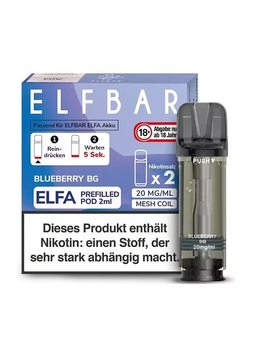 Elfbar ELFA Prefilled Pod -Blueberry Bubble Gum