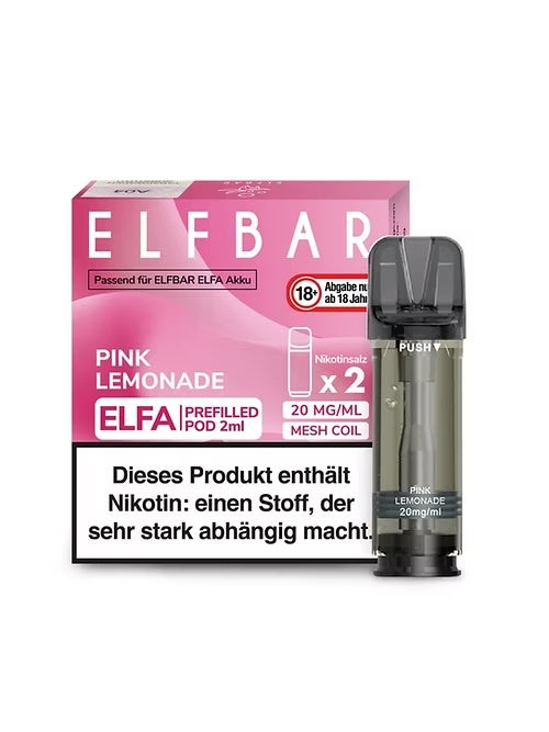 Elfbar ELFA Prefilled Pod - Pink Lemonade