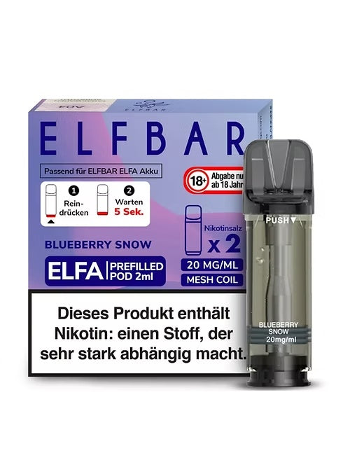 Elfbar ELFA Prefilled Pod -Blueberry Snow