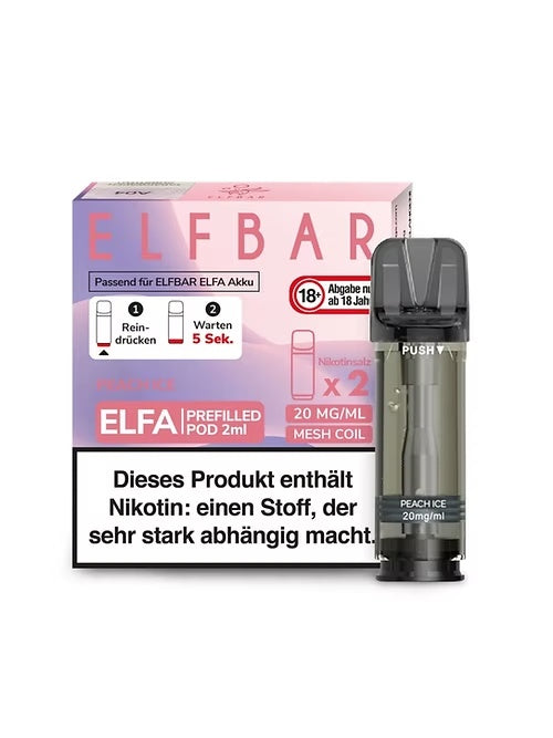 Elfbar ELFA Prefilled Pod - Peach Ice