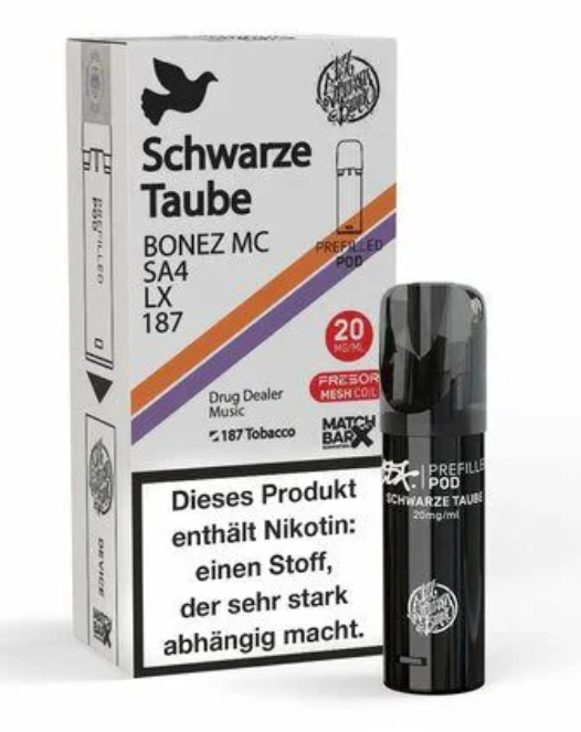 187 Prefilled Pod - Schwarze Taube