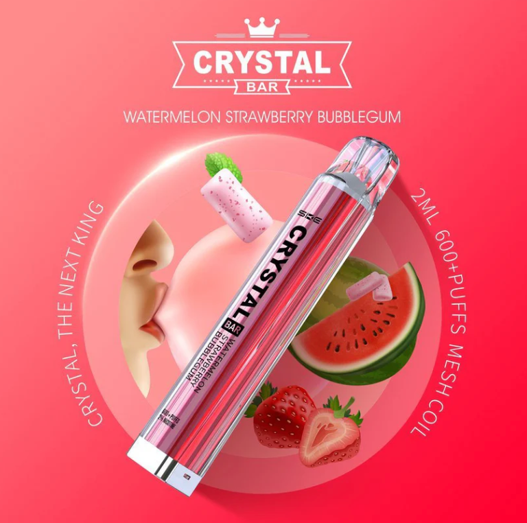 SKE Crystal Bar - Watermelon Strawberry Bubblegum