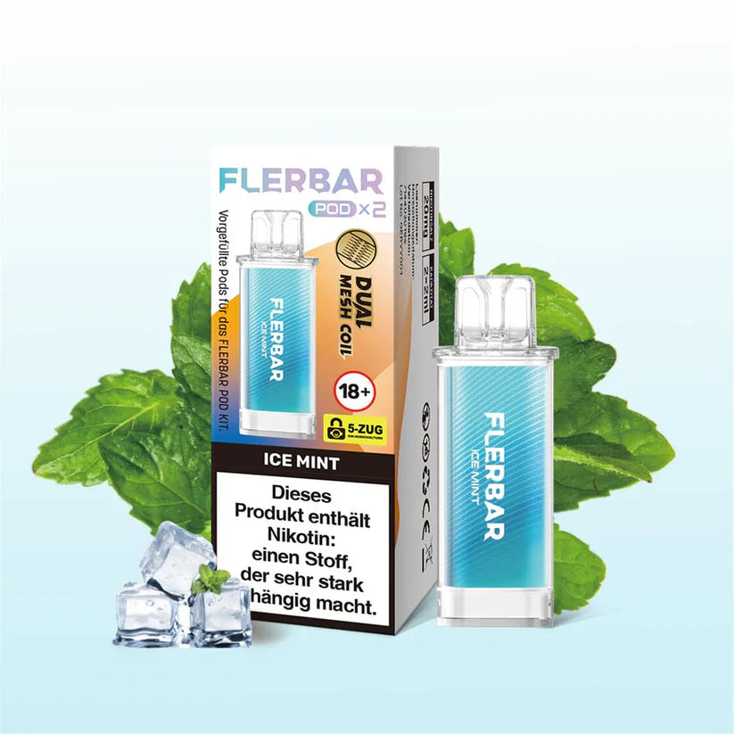 Flerbar Pod Ice Mint 2x2ml
