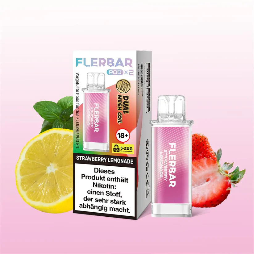 Flerbar Pod Strawberry Lemonade 2x2ml