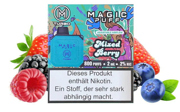 Magic Puff Turbo - Mixed Berry