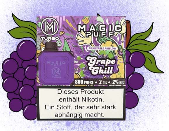 Magic Puff Turbo - Grape Chill