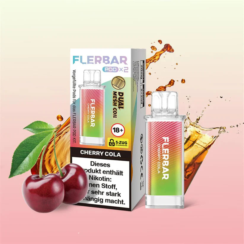 Flerbar Pod Cherry Cola 2x2ml