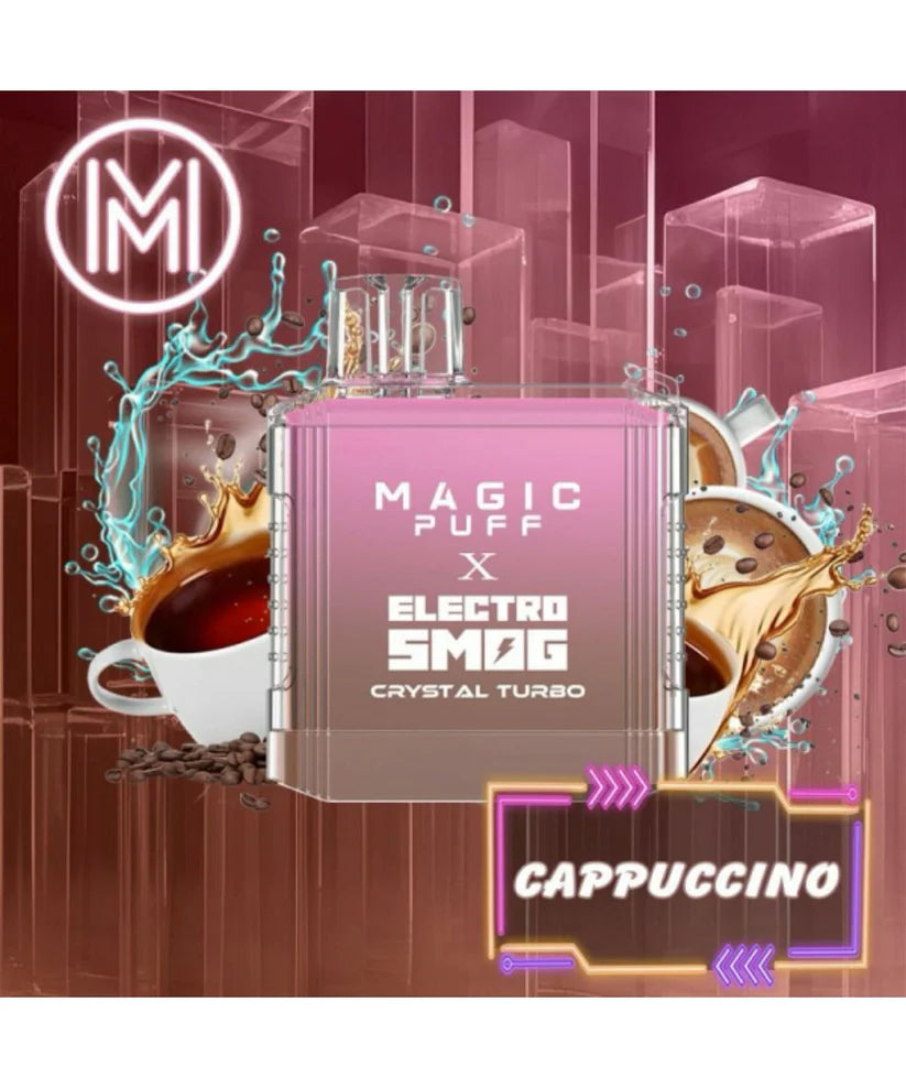 Magic Puff X Electro Smog Crystal Turbo - Cappuccino