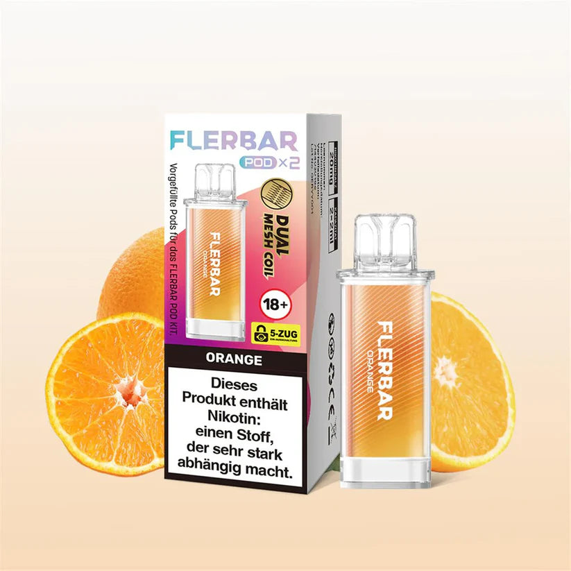 Flerbar Pod Orange 2x2ml