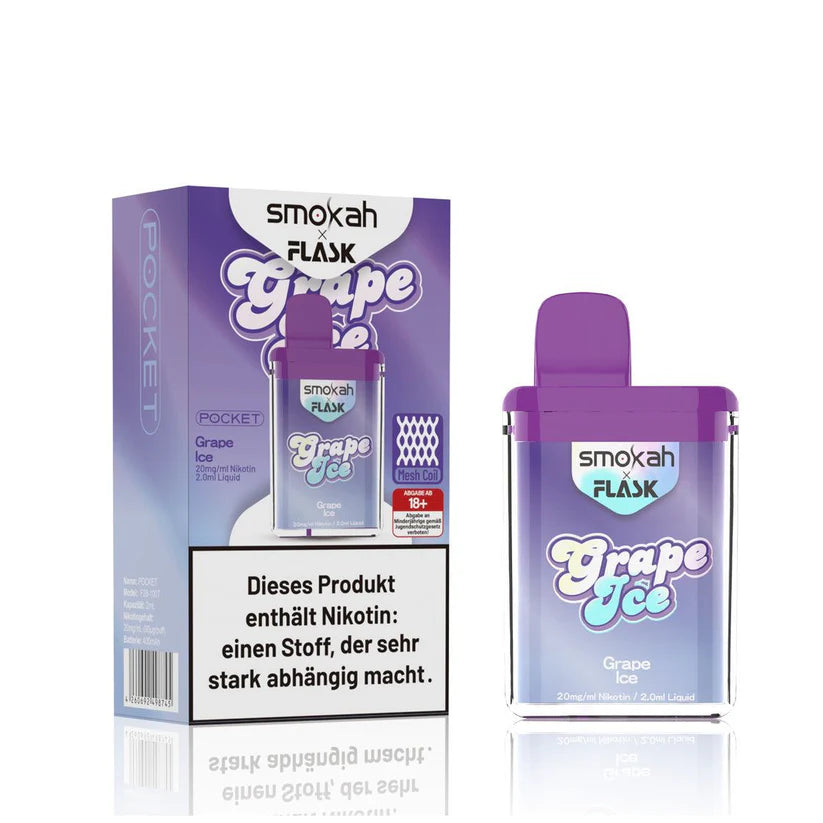 Smokah Flask Pocket - Grape Ice