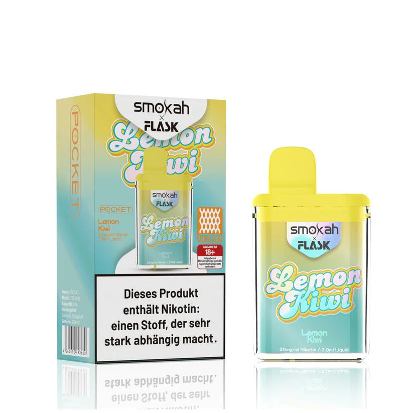 Smokah Flask Pocket - Lemon Kiwi