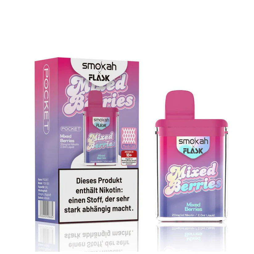 Smokah Flask Pocket - Mixed Berries