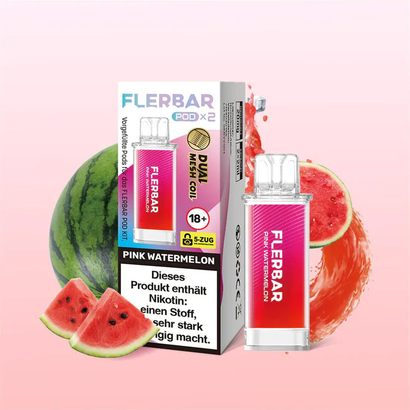 Flerbar Pod Pink Watermelon 2x2ml